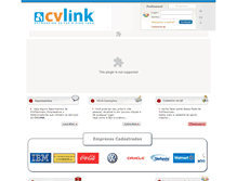 Tablet Screenshot of cvlink.com.br
